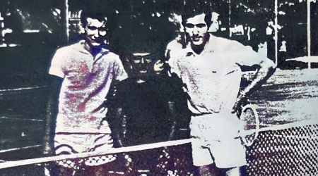 Ilie Năstase - O legendă a tenisului român în Câmpia Turzii în anul 1967